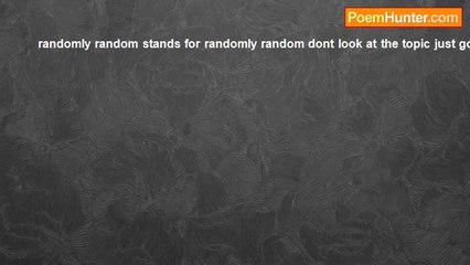 Sun shine - randomly random