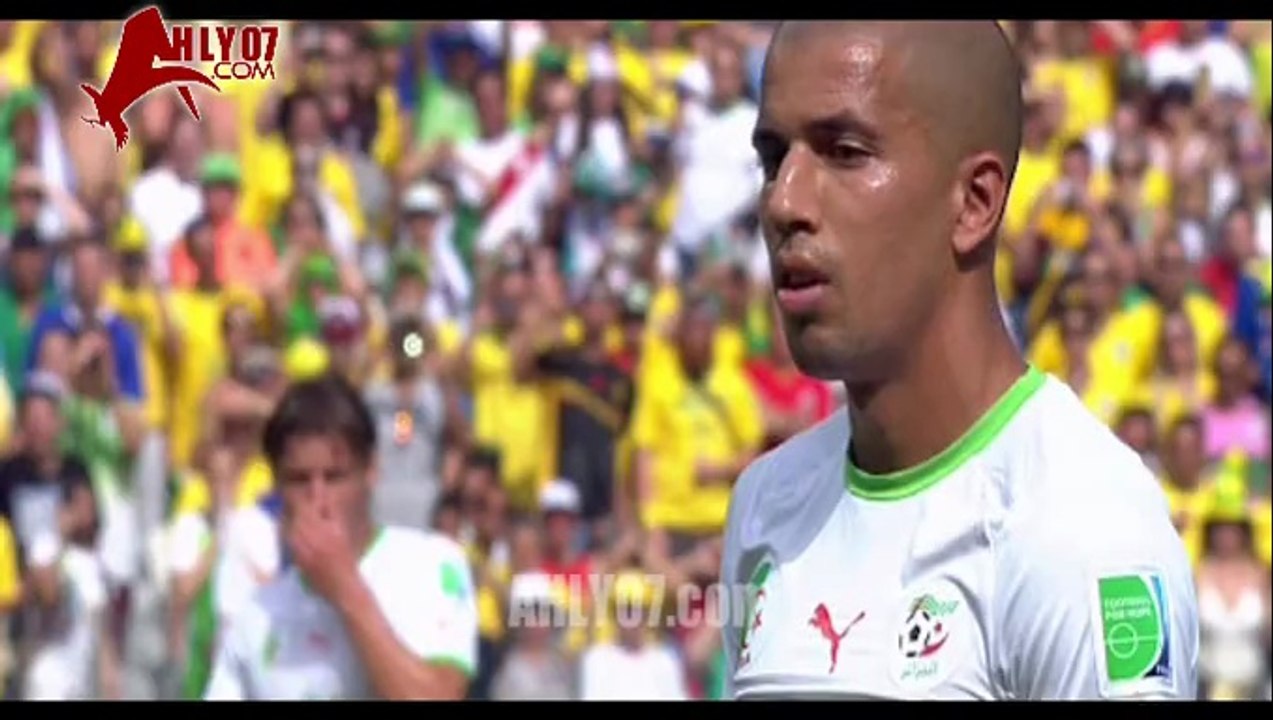 هدف الجزائر الأول في بلجيكا مقابل 0 كأس العالم...