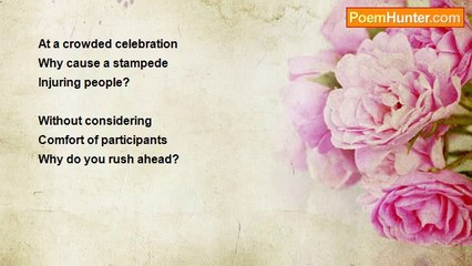 Tirupathi Chandrupatla - Stampede   (2Q poem)