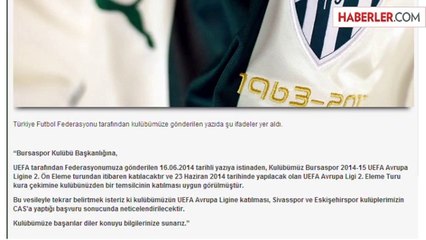 Bursaspor, Avrupa Ligi'ne Gidiyor