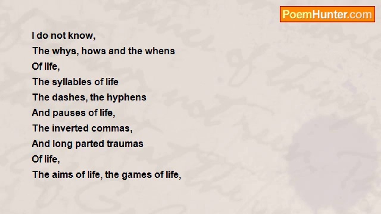 SANTANU HALDER - Nothing I Know