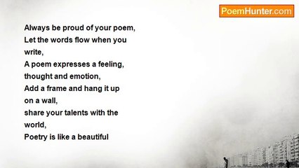 Derek James - Poetry Is Like A Beautiful Work Of Art
