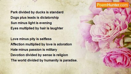 Maths In The Park (For Marzena) by Leslie Philibert