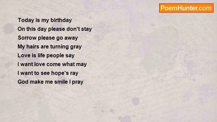 Asif Andalib - A Sorrowful Birthday