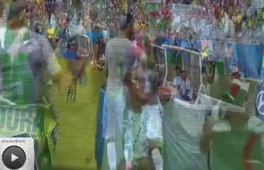 اهداف مباراة الجزائر 1 - 2 بلجيكا gols of algeria 1 - 2 Belgium
