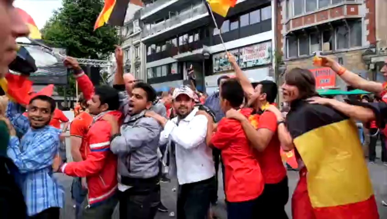 Verviers: ambiance après Belgique - Algérie