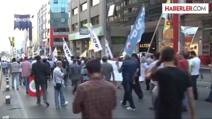 Hdp'lilerden Adana'daki Olaylarda Ölen İbrahim Aras İçin Yürüyüş