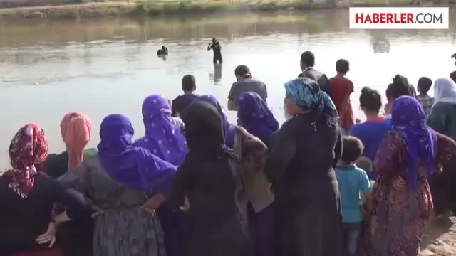 Cizre'de Dicle Nehri'ne giren çocuk kayboldu - Arama çalışmaları -