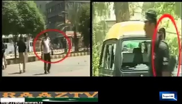 Man allegedly belonging to prominent political party kept smashing vehicles while police watched silently