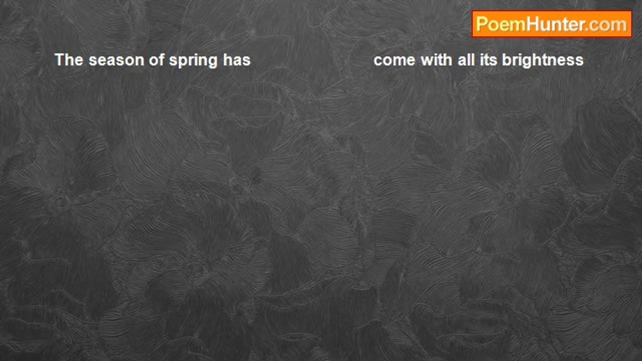 PRADIP DASGUPTA - Spring Time