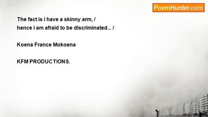 kfm Productions - My skinny arm...(27 / 03 / 2013 / 14: 17-AN) .