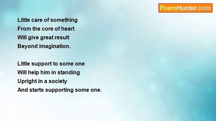 Sushil Kumar Tripathy - Little care of something