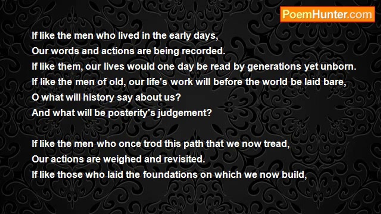 James Ogunjimi - What Will History Say?