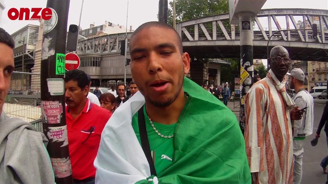 Algérie-Belgique (1-2) en direct avec les Algériens de Paris