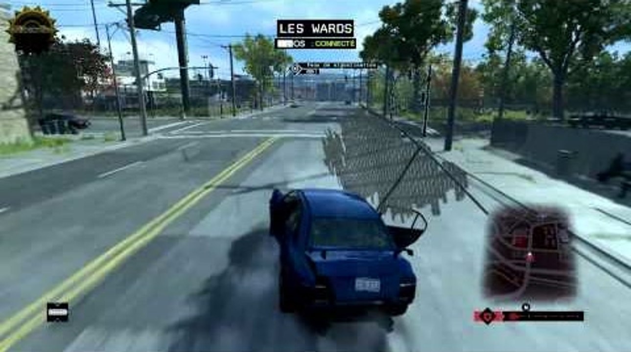 Watch Dogs Mitsubishi Evo Blue Drift King Vs Police Pursuit