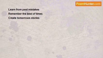 Dimitri Jagodinski - Remember The Best Of Times Haiku