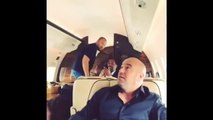 Mike Tyson punks Dana White out of his airplane seat (Video)