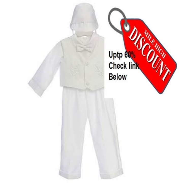 Cheap Deals White Christening Baby Boy Long Tuxedo Suit, Special occasion suit Review
