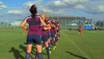 England v Ukraine - Women's training | Inside Access