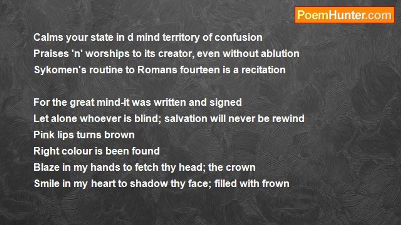 Sykolodyne Syko - Sykomen's routine to Romans fourteen