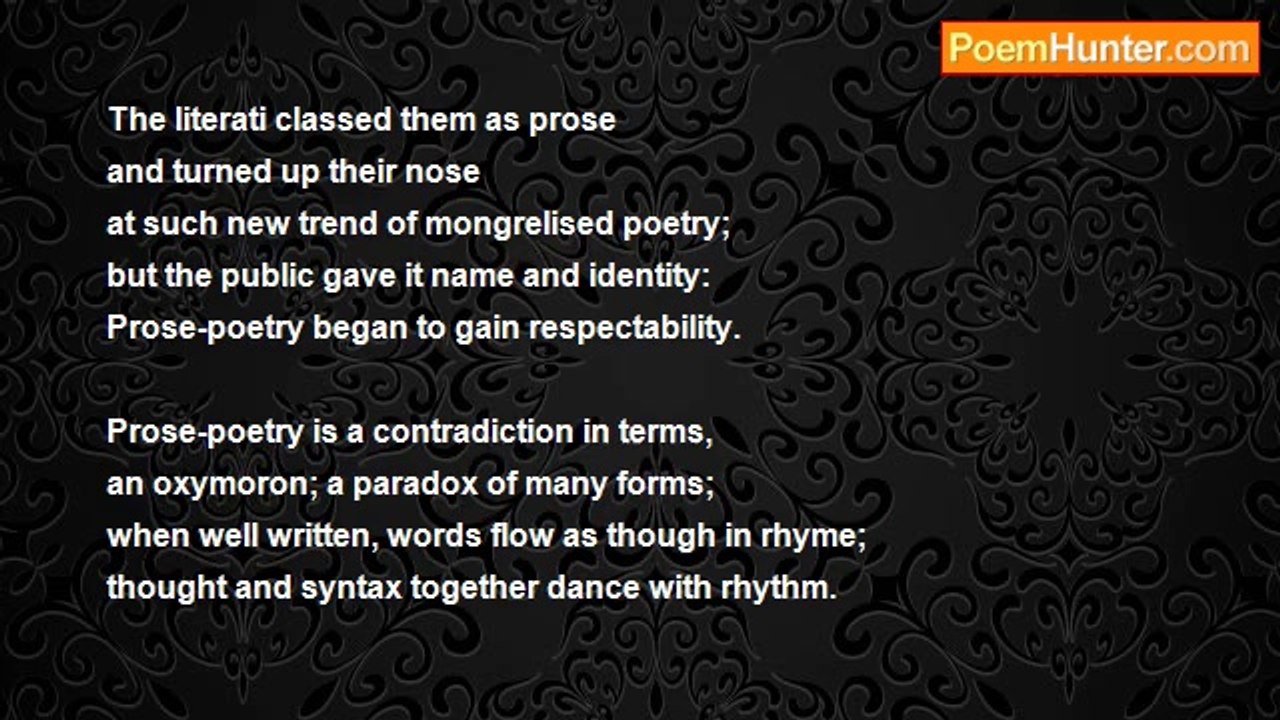 Isam Hussain - Prose-Poetry
