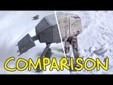 Star Wars: Battle of Hoth - Homemade Side by Side Comparison