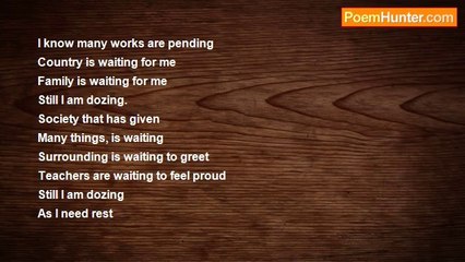 Tadasha Tripathy - I Am Dozing