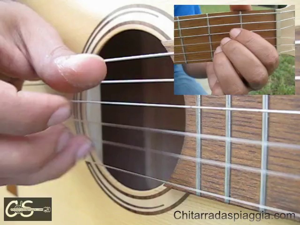 La canzone del sole - Lucio Battisti - Tutorial chitarra per la spiaggia