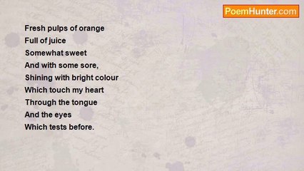 Tadasha Tripathy - The Pulps Of Orange