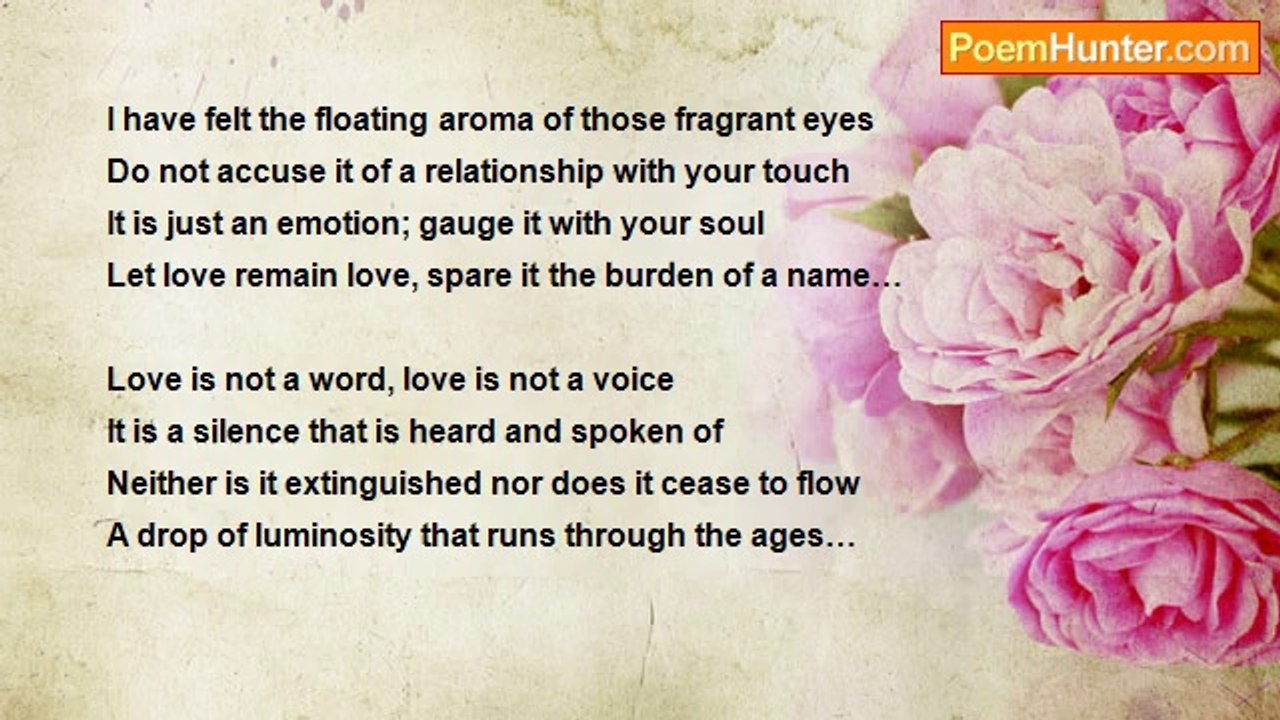 Syed Ahmed Shah - Hamne Dekhi Hain.. (Translation of a song composed by Gulzar)