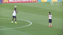 Concours de skills entre Valbuena et Pogba à l'entraînement !