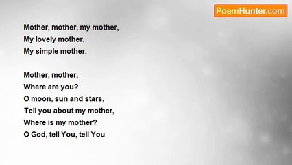 Bijay Kant Dubey - My Mother, I Find Her Not, O God!