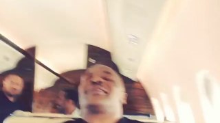 Mike Tyson Forcibly Removes UFC President Dana White from His Airplane Seat