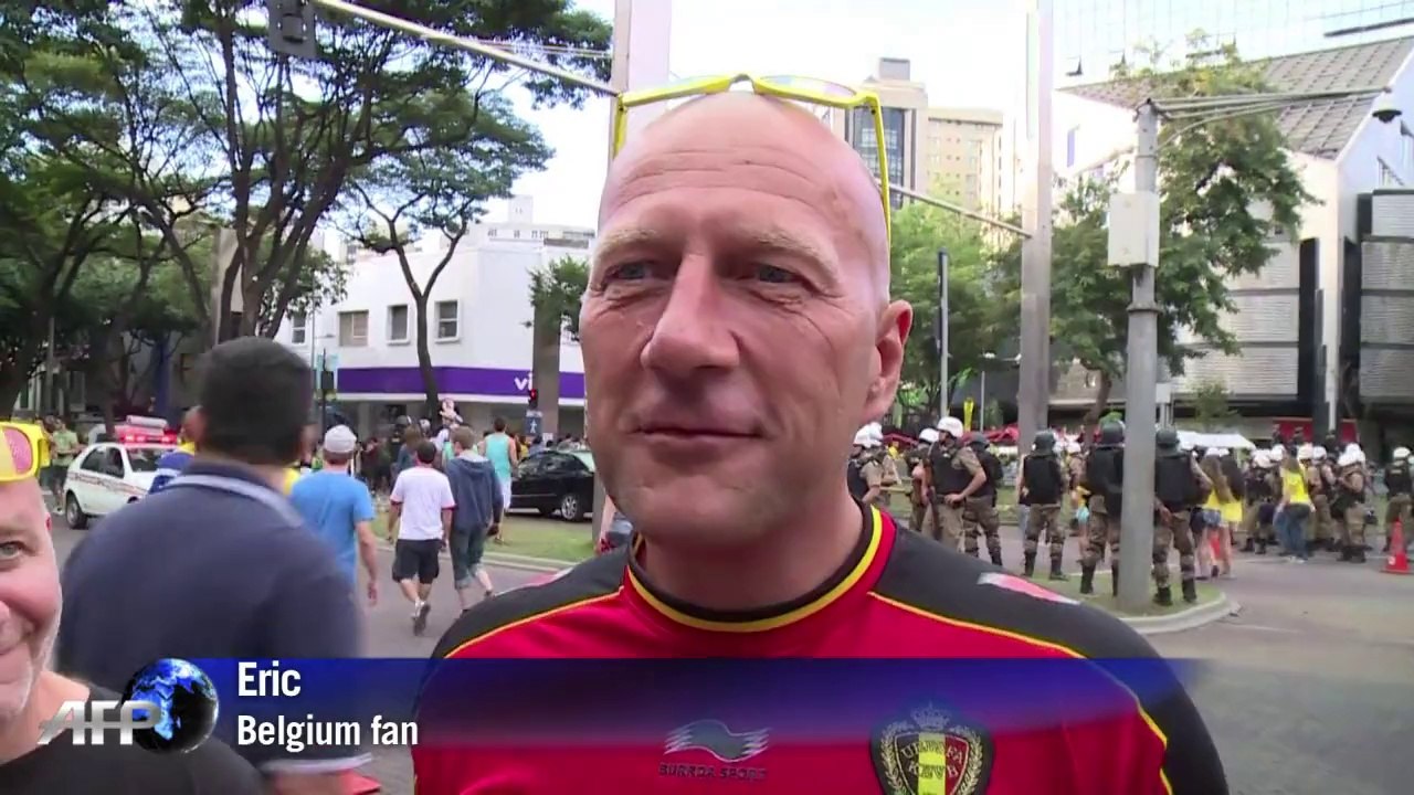 Fans react to Belgium vs Algeria