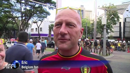 Fans react to Belgium vs Algeria