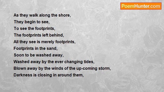 Elizabeth Fowler - they're merely footprints; footprints in the sand