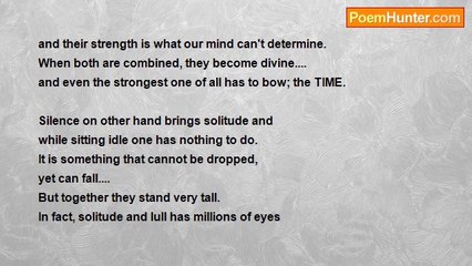 Kishan Shetty - SOLITUDE and SILENCE