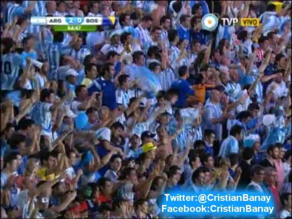 Argentina 2 Bosnia 1 (Relato Matias Aquila)  Mundial Brasil 2014 Los goles
