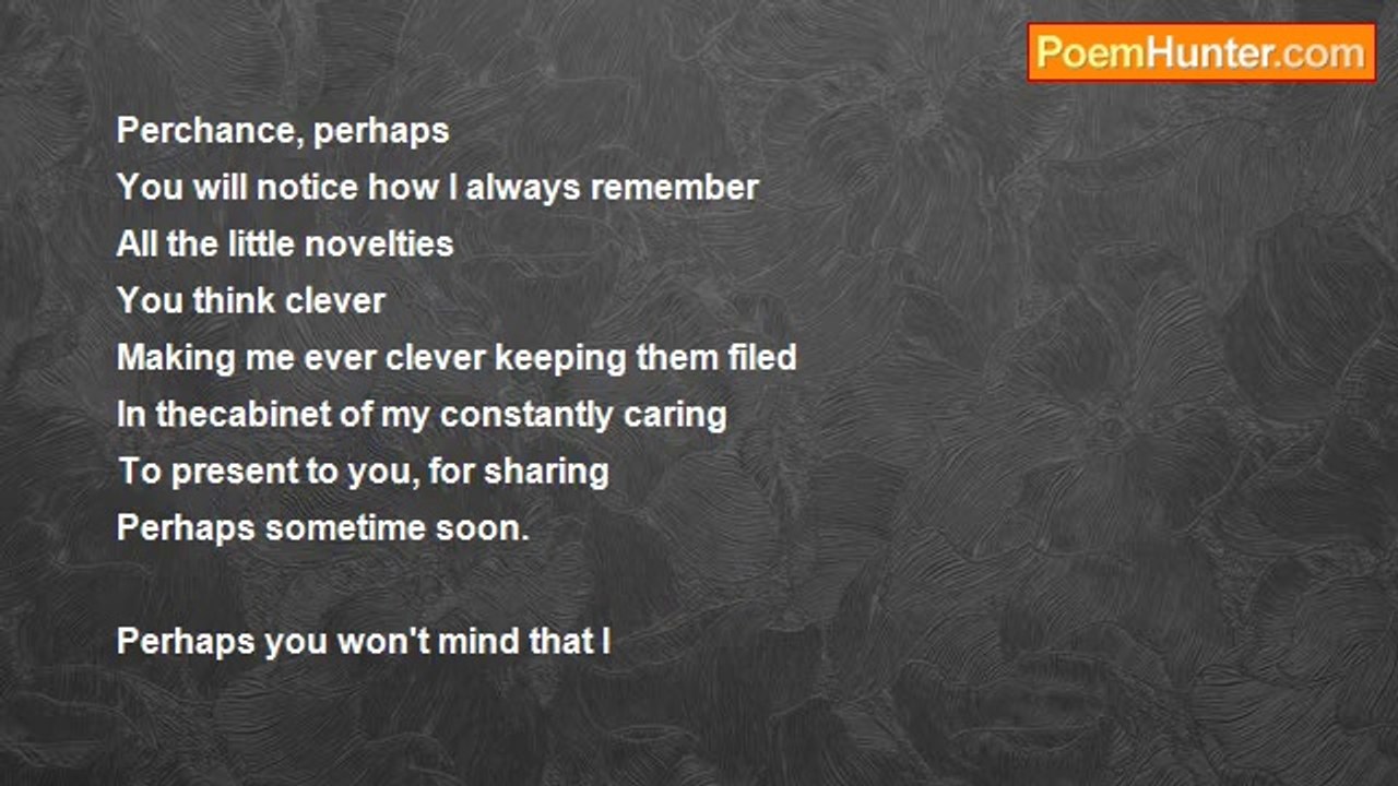 Susan Lacovara - Your Perhaps Present
