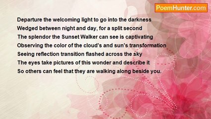 Cynthia Long - Sunset Walker