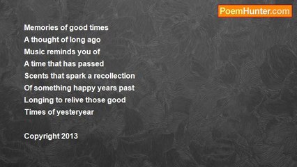 Cynthia Long - Memories