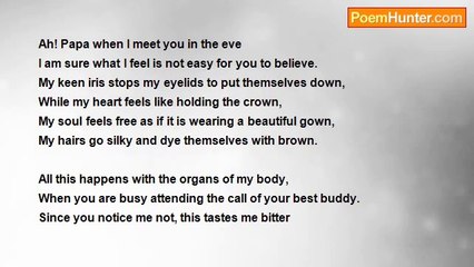 Naima Ansari - My Father-A Bliss To Me!