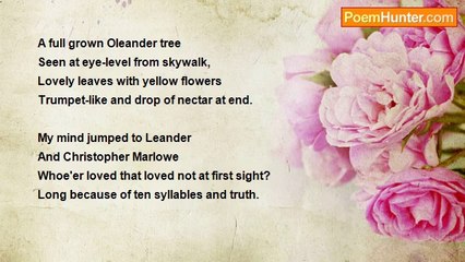 Daniel Trevelyn Joseph - Oleander in front of IOC building 25.07.2013