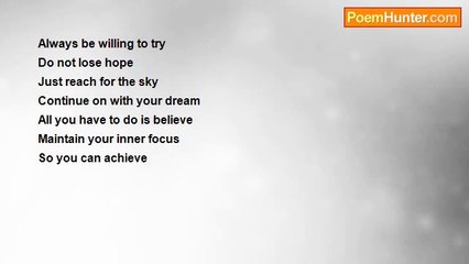 Ronell Warren Alman - Never Give Up