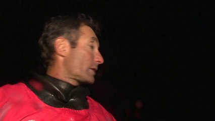 Jérémie Beyou : " je vais bien me reposer à Roscoff "