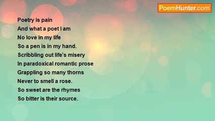Paige Brimer - Poetry Is Pain