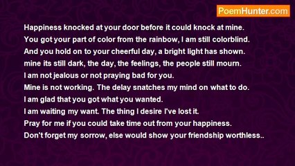 Kirti Sharma - Happiness Knocked At Your Door Before