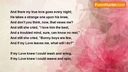 Anonymous British - I Know My Love