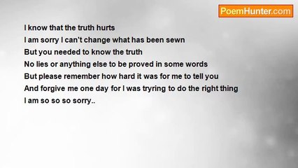 Life Or Death Poetry - Apology in Truth