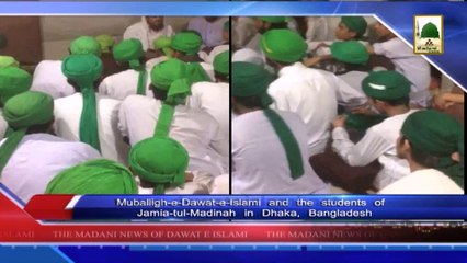 News 9 June - Muballigh-e-Dawateislami paying a visit to Maulana Ibrahim Naeemi Sahib (1)
